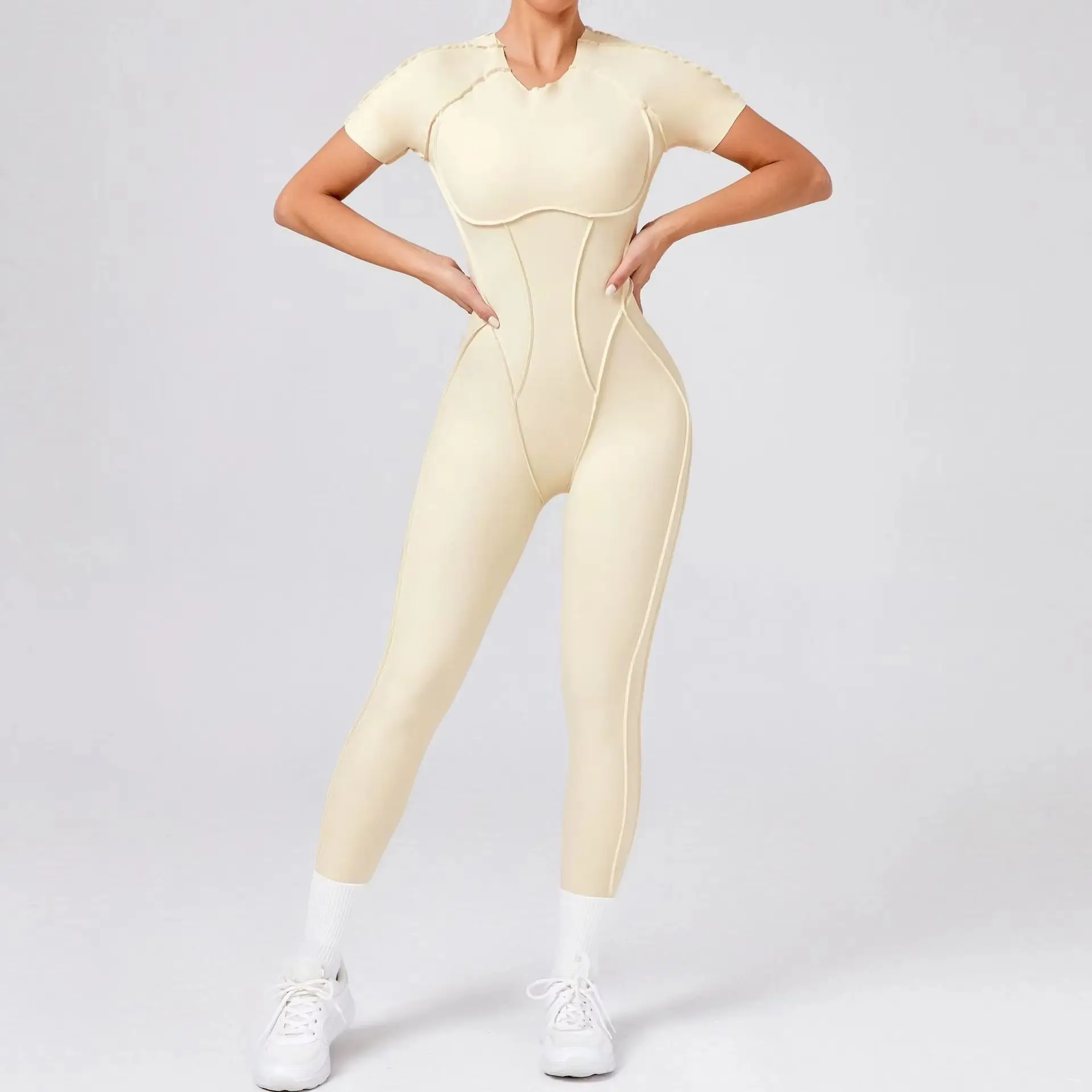 

Цельный костюм для йоги без спинки, женские комбинезоны, спортивный костюм, одежда для спортзала, йоги, повседневные костюмы, женский костюм, тренировочный женский комплект