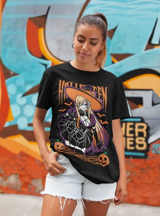 Marin Kitagawa T-Shirt My Dress Up Darling Girl Anime Hallowen Shirt All Size