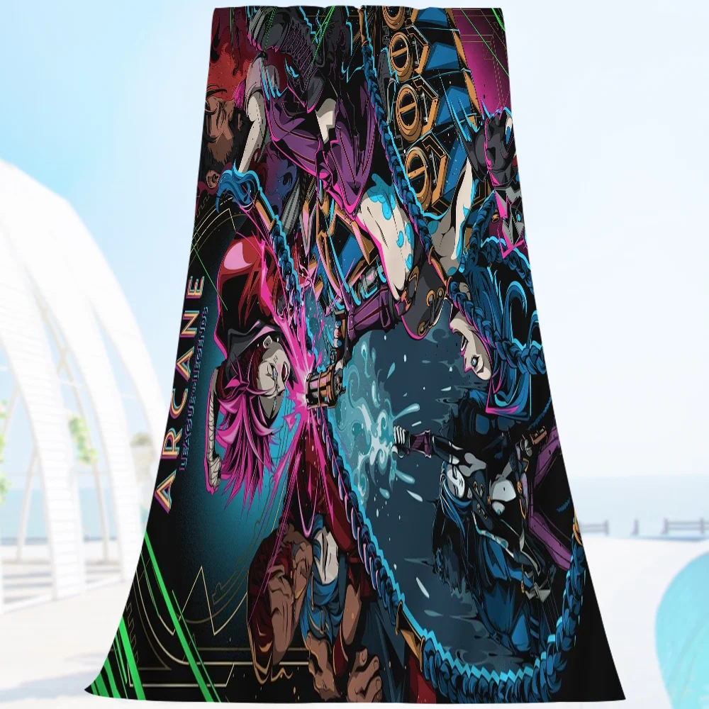 Arcane Jinx L-Lols Microfiber Printed Beach Towel Mountain Climbing Yoga Beach Swimming Running Absorbent Soft Towel