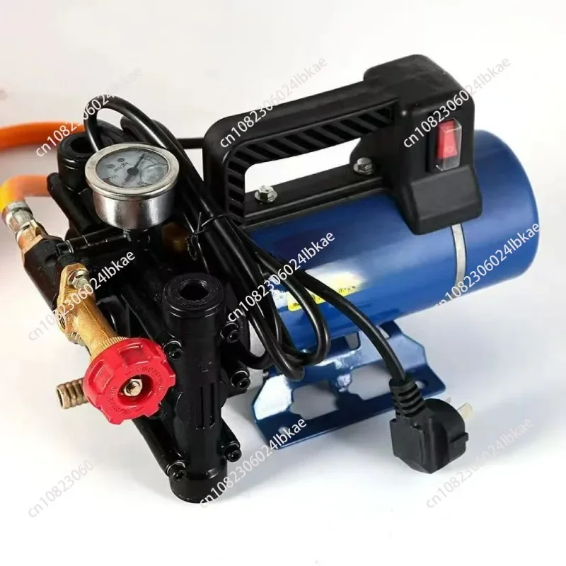 Agricultural Electric High Pressure Pump Spraying Watering Car Wash Irrigation Double Cylinder Piston 12V/24V/48V/60V/220V