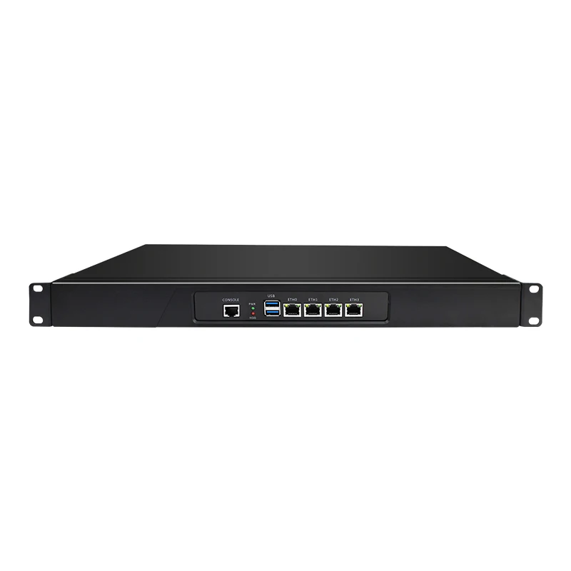 Urządzenie sieciowe IKuaiOS do montażu w stojaku N100 4x2.5G Ethernet do routera Firewall kompatybilne z Pfsense Mikrotik Debian 1264NP-4L