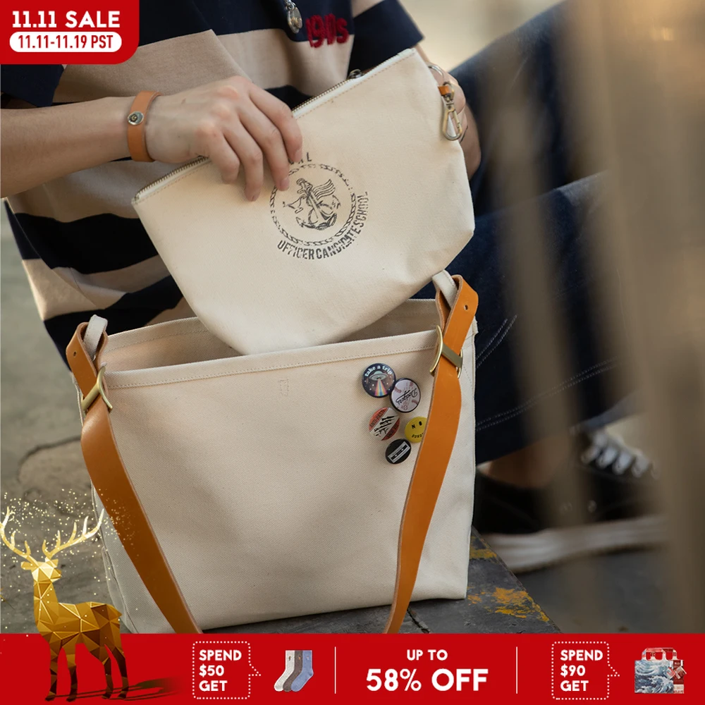 

Сумочка из потертой кожи Maden в стиле ретро, простая Тяжелая простая сумка на молнии, с внутренним карманом, с ремнем через плечо, растительного дубления, 22 унции