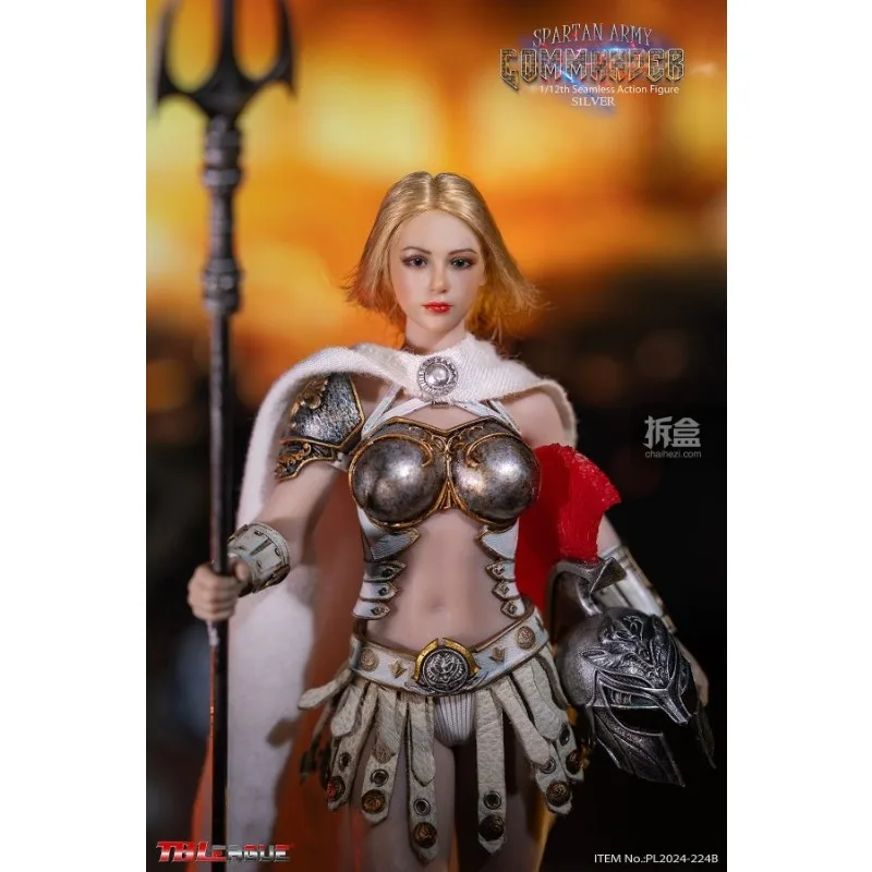 TBLeague オリジナルキャラクター スパルタ戦士 シルバーゴールド 1/12 古代ギリシャ女性兵士人形 可動完成品おもちゃギフト
