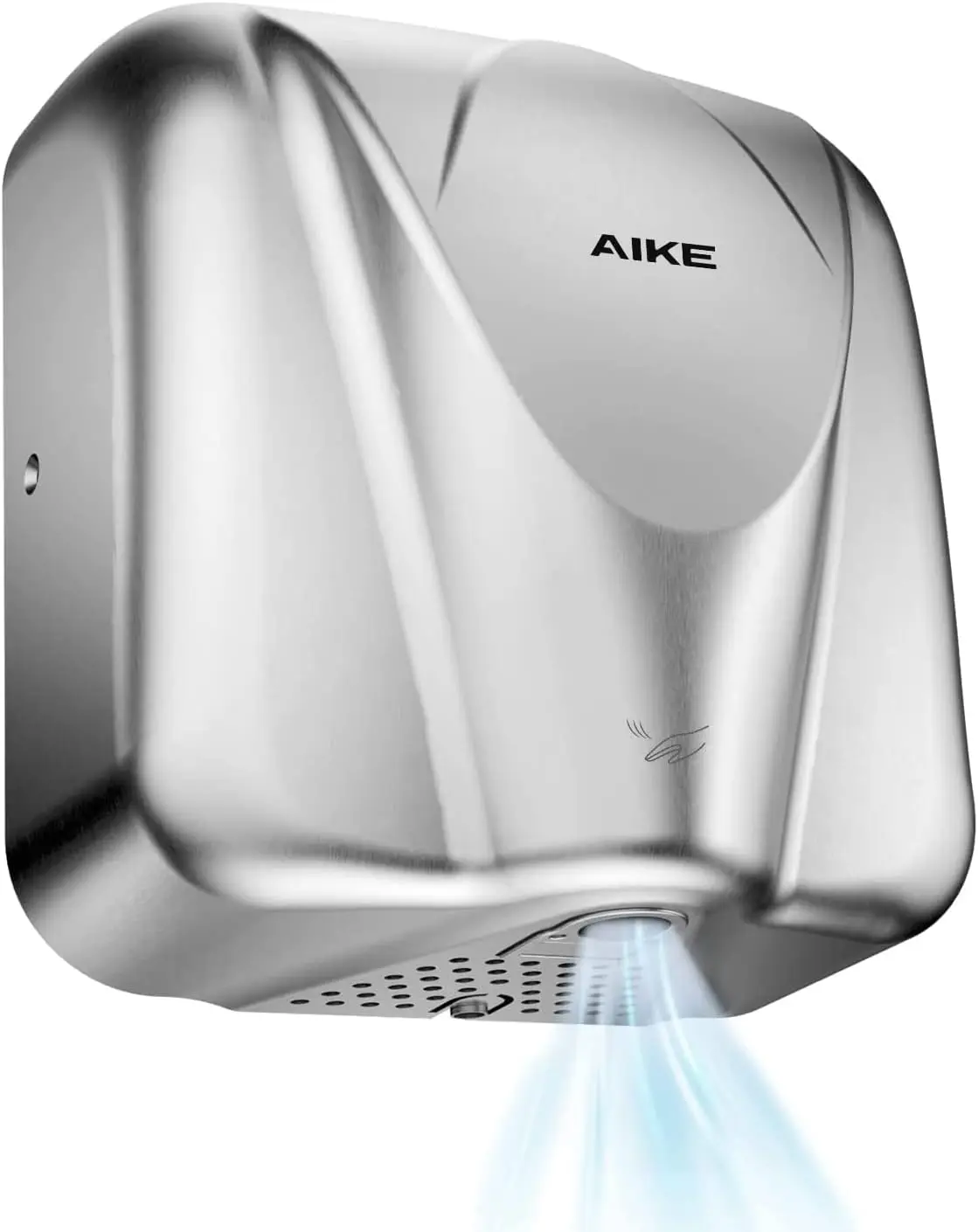 Commercial Hand Dryer High Speed Auto Warm Wind, Brushed Stainless Steel Cover  Model