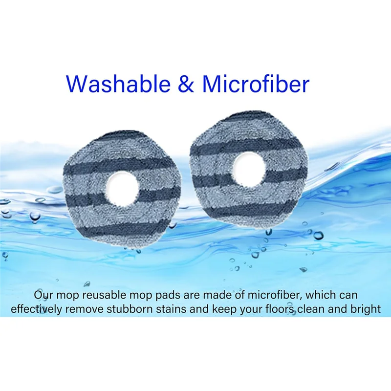H-W 16PCS Ersatzteile Für Eufy X10 Pro Omni Roboter Vakuum Zubehör Wichtigsten Seite Pinsel Mopp Tuch Pads hepa-Filter
