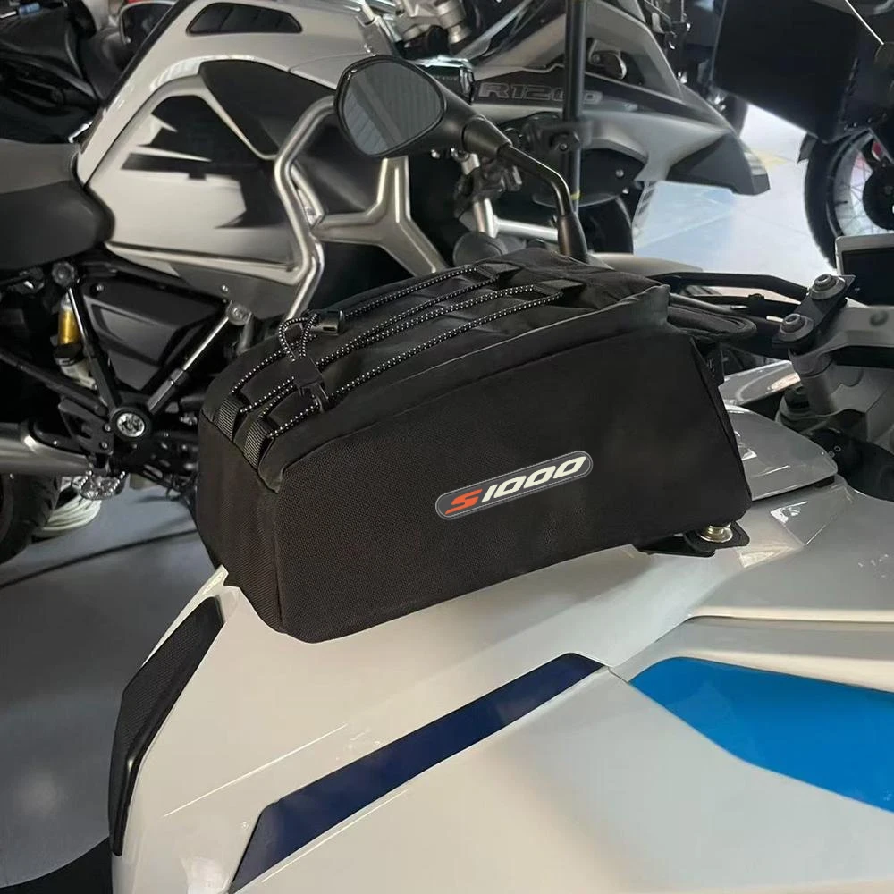 For BMW S1000XR S1000 XR Motorcycle 4L Tank Bag Luggage Waterproof Backpack Quick Lock Kit Black 2020 2021 2022 2023 20242025