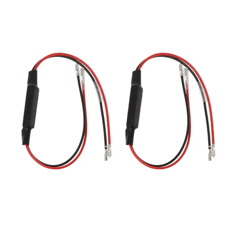 U90C 2 pezzi resistori di carico in cemento per moto LED indicatore di direzione indicatore luminoso DC 12V 10W resistenza al cemento 10 Ohm