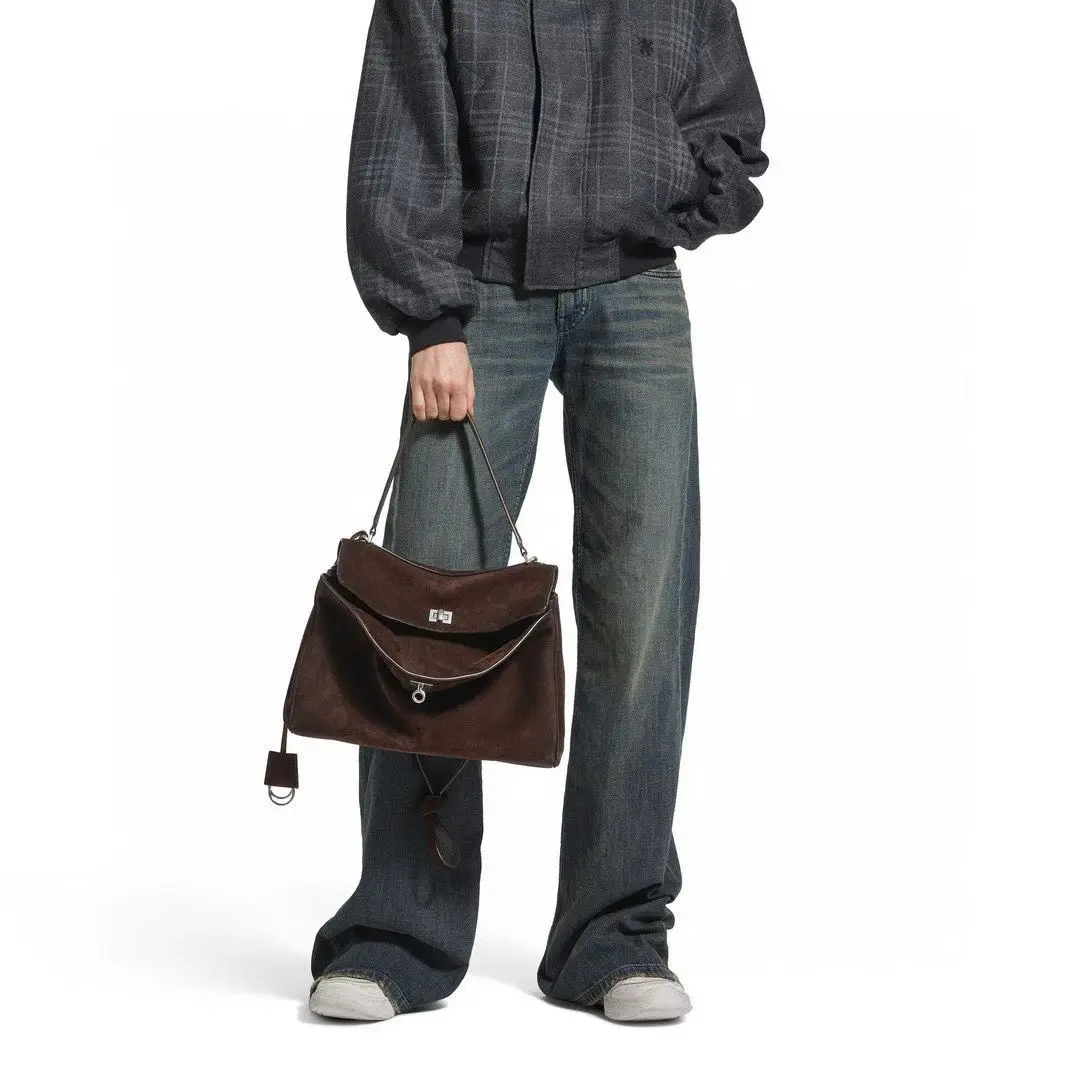 

2026 New Fashion Autumn and Winter New Suede Big Bag Retro Underarm Portable Shoulder Bag Women's Large-capacity Tote Bag