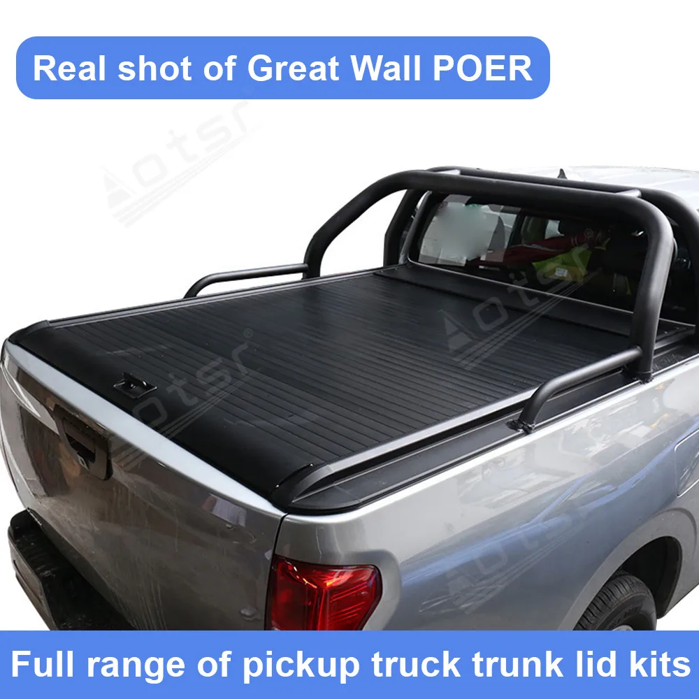 

Крышки багажника автомобиля для Great Wall Wingle для Isuzu D-Max Lingtuo для JMC Remax Пикап-кровать Tonneau Крышка выдвижной роликовый жалюзи
