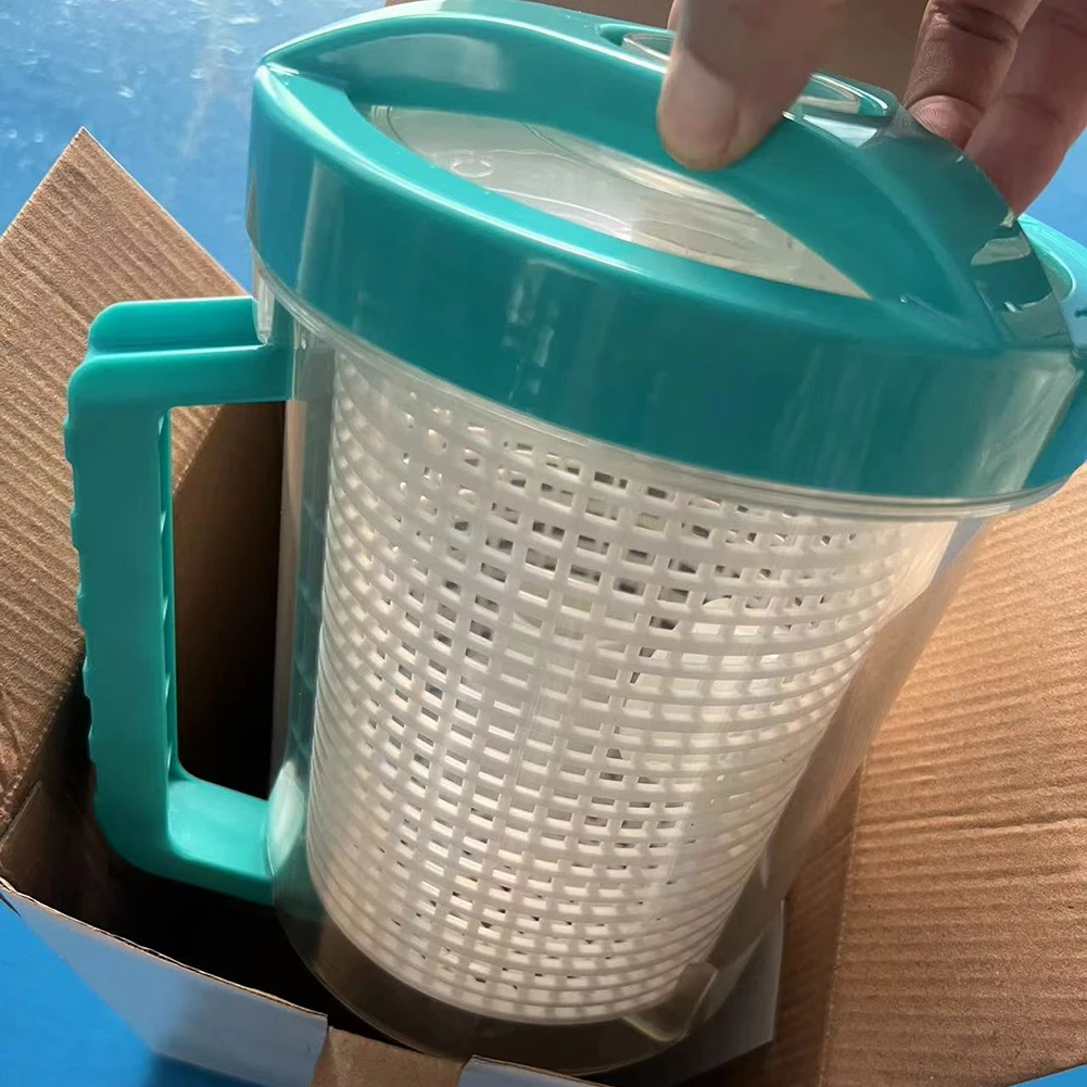 

Debris Trap Clear Leaf Trap Convenient Maintenance Extra-large Basket Monitor Debris Level Pool Cleaning Avoids Filter Clogging
