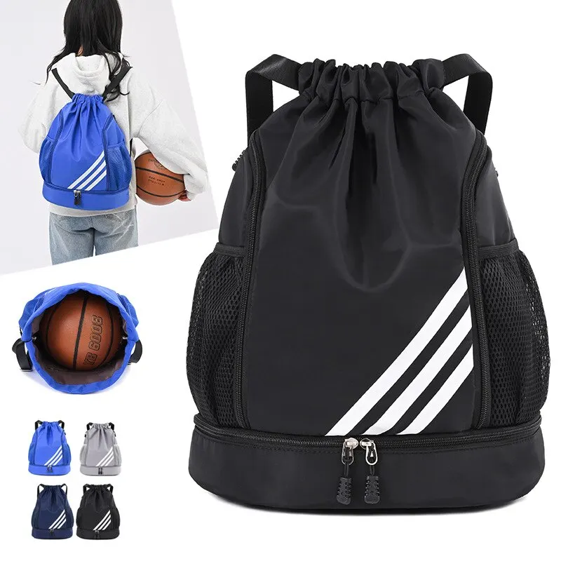 Sport Basketball Backpack Travel Outdoor Waterproof Men Fitness Bags Women Sports Bag Basketball Pouch Hiking Climbing Backpacks