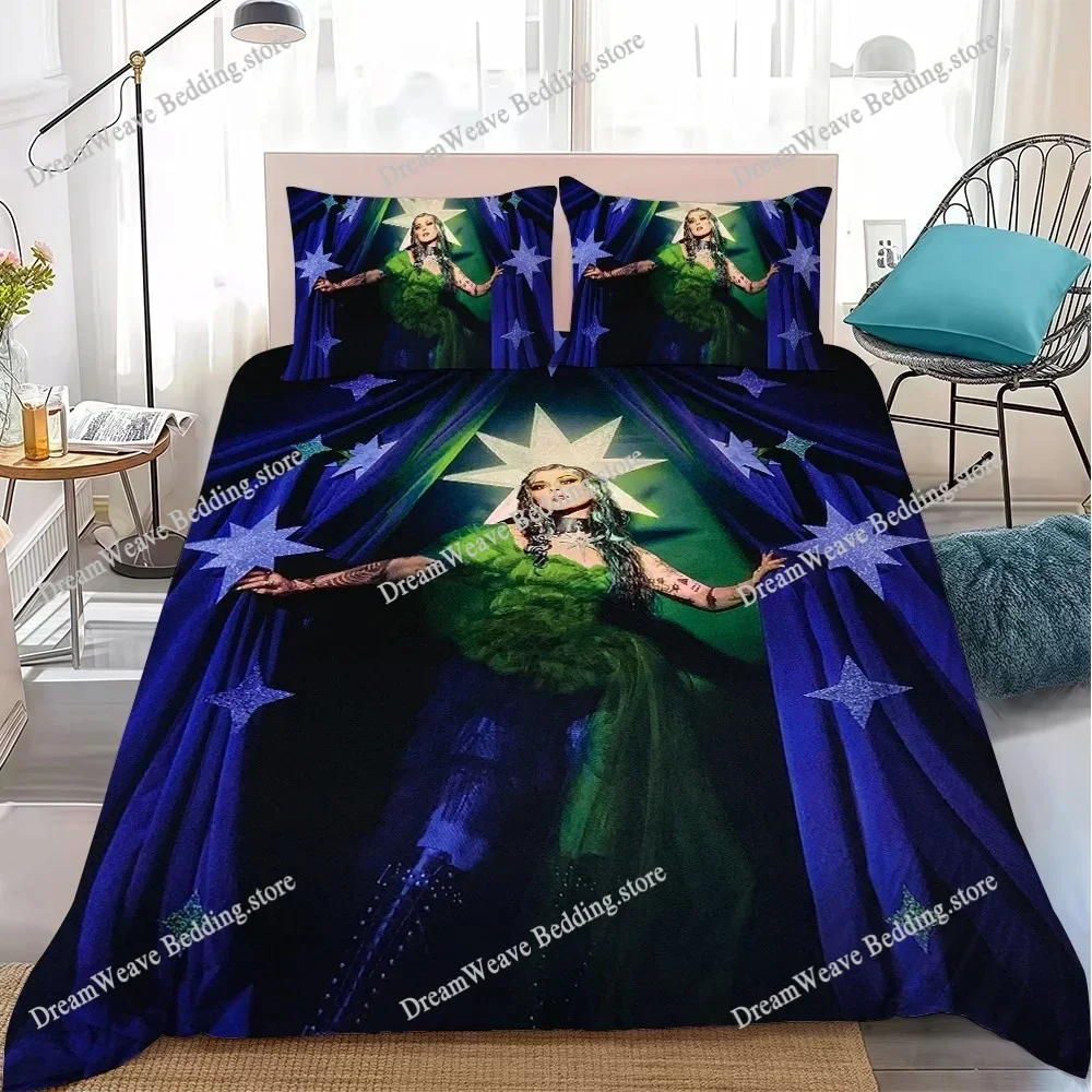Mothica Rapper Duvet Cover Set Home Style Bedding Soft Laundry Cotton Bed Student Dormitory GiftFQH