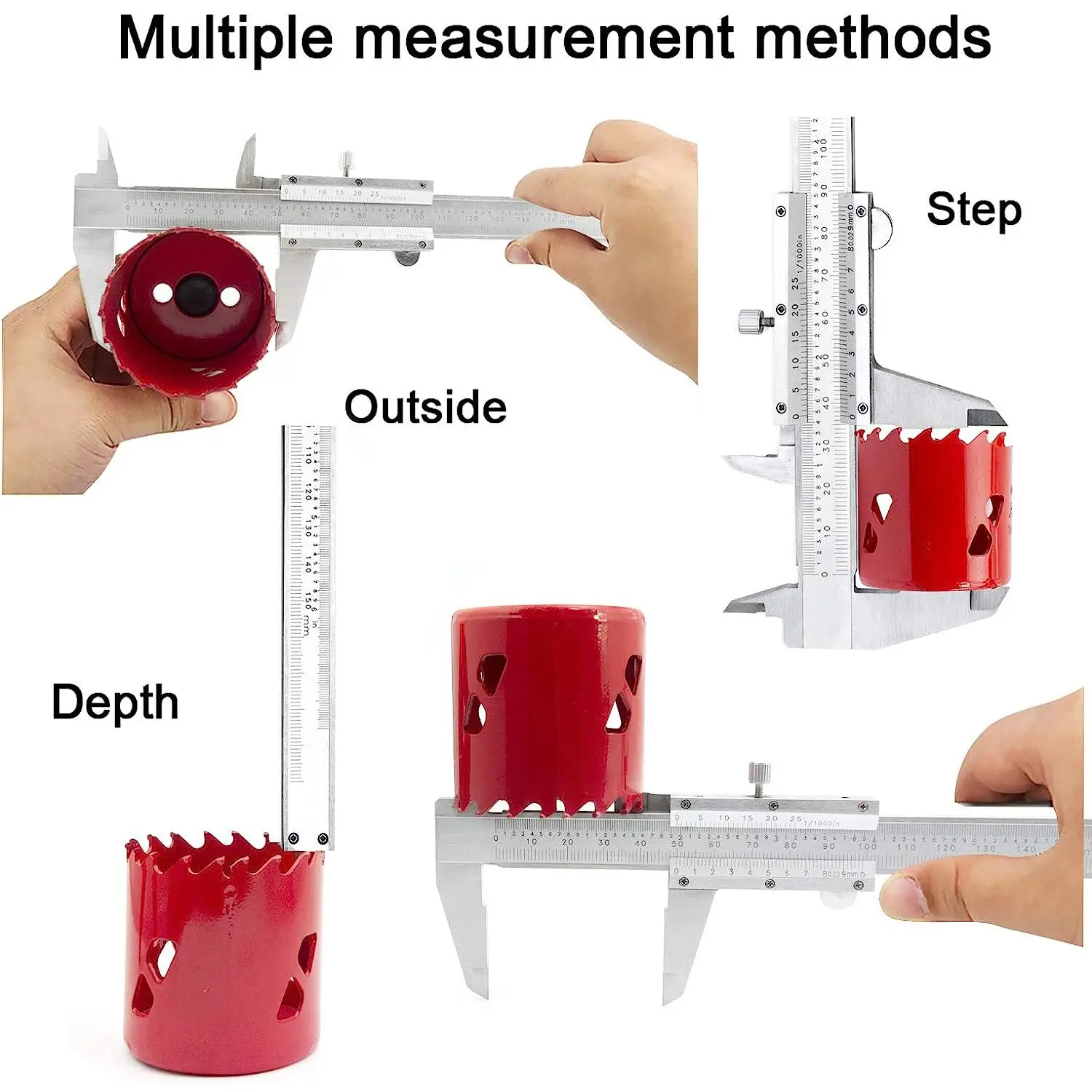 AIRAJ 0-150 MM Vernier Caliper Digital 0.02 MM High-Precision Measuring Tool Stainless Steel Students Callipers Digital Tools