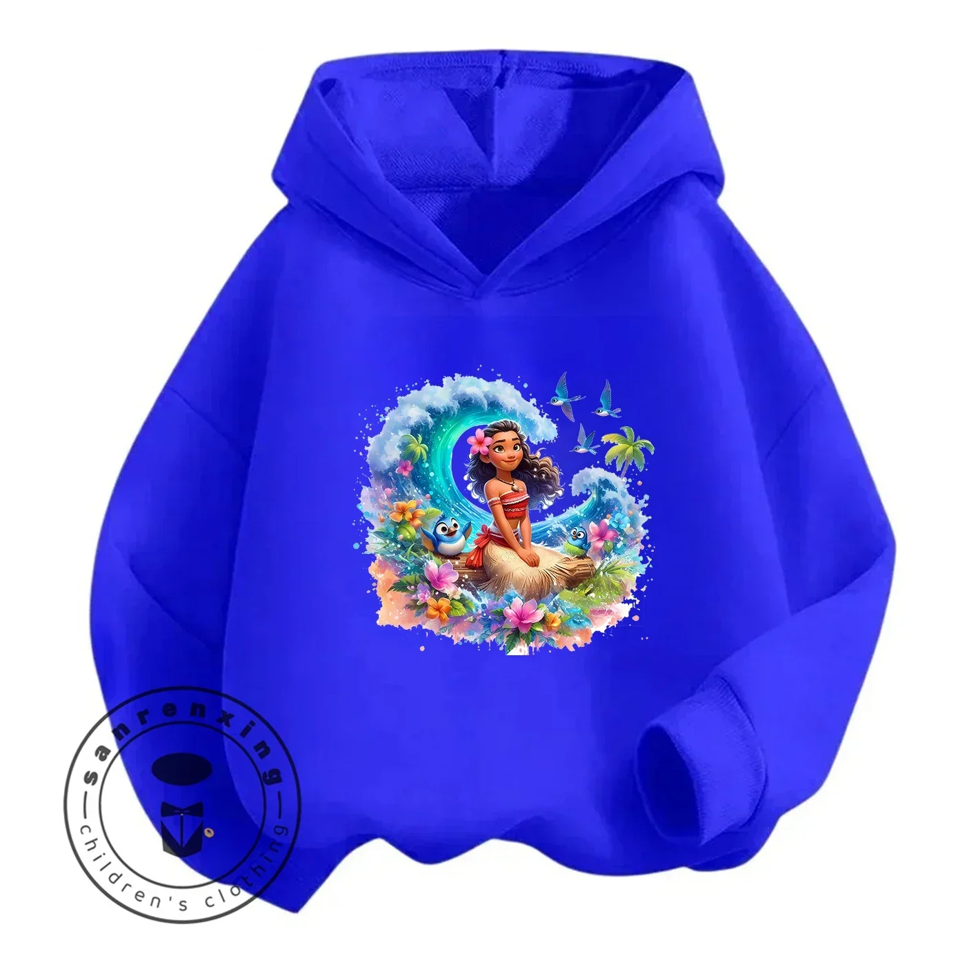 Sudadera con capucha de Moana con estampado de dabjos animados، novedad de 2026, para niños، المراهقين، niños y niñas، super