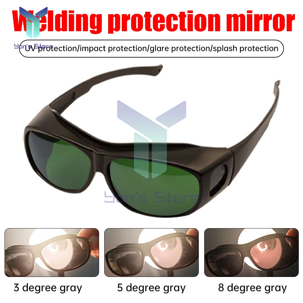 Welding Protective Goggles Sunglasses Glass Lenses Welders Cut Polish Special Welding Protective Goggles For Splash Prevention