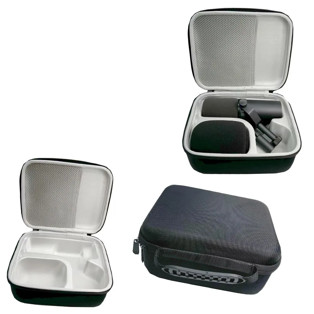 

Storage Bag Black for Shure SM7B Vocal Dynamic Microphone & MV7/MV7X USB Podcast Microphone Case
