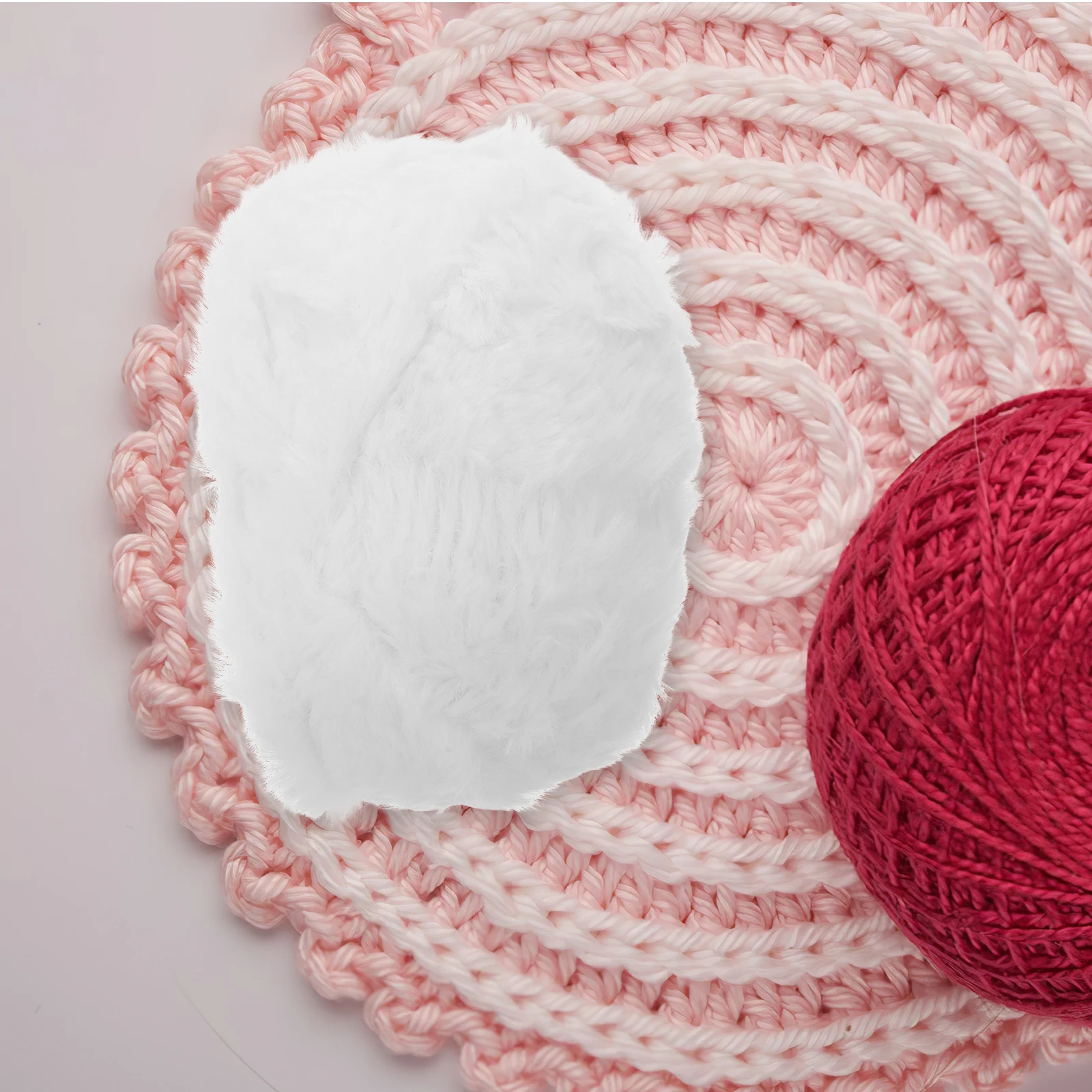 

2pcs Imitation Mink Wool Premium Acrylic Anti-Pilling Scarfs Hats Blankets Crochet Warm Winter Autumn Faux Super Yarn Roving
