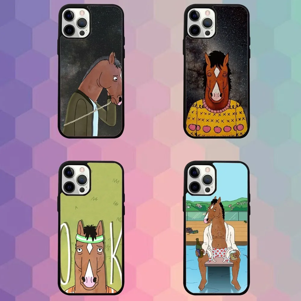 

B-Bojacks Cartoon Horesemans Phone Case For iPhone 16e,16,15,14,13,12,11,Plus,Pro,Max,Mini Magsafe Magnetic Wireless Charging