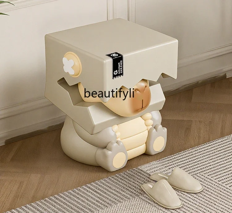 Entry door shoe change stool light luxury high-end ornament moving gift housewarming gift