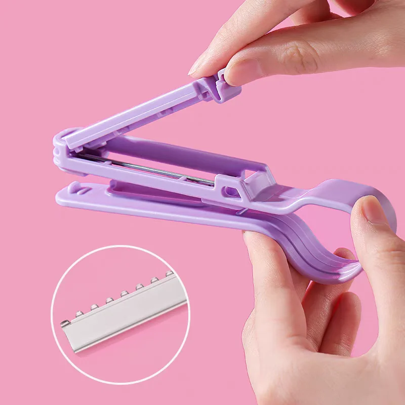 الانفجارات الشعر قطع المتقلب شفرة حلاقة مشط المنزل تصفيف الشعر أدوات ماكياج لتخفيف الانفجارات طويلة الجمال قص الشعر الملحقات #6