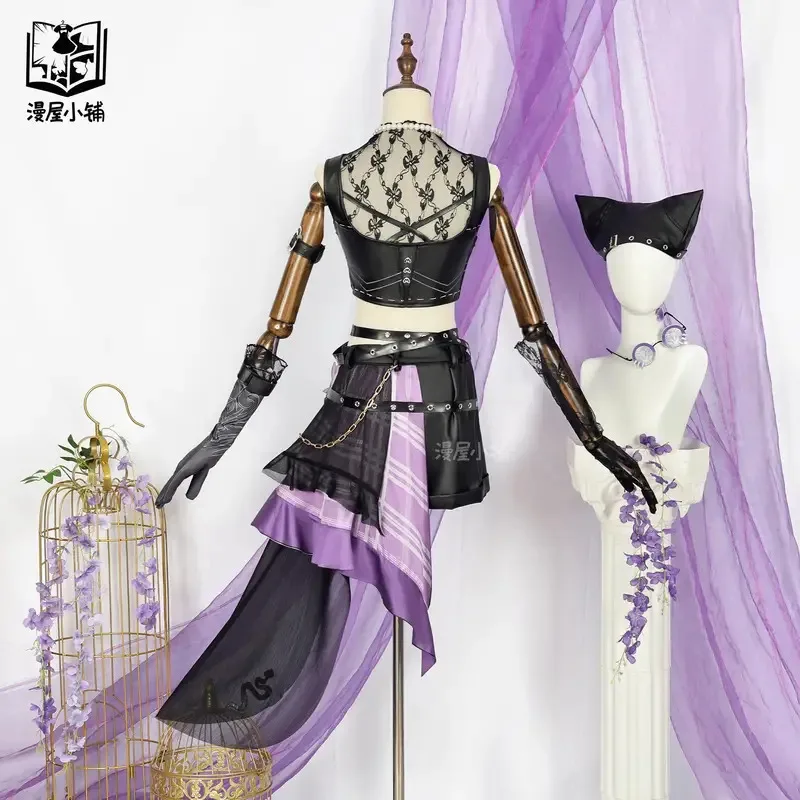 

DY20Games Identity V Mechanic Cosplay Costume Lock Core Outfit Wig Shoes Tracy Reznik Role Play For Hallowmas Party Women Men25