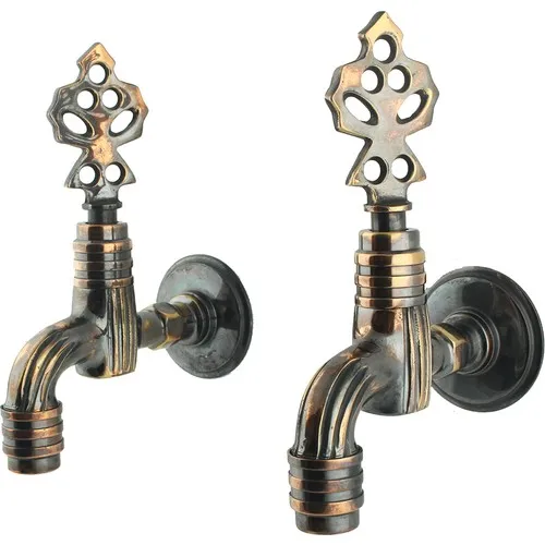 Bilateral Bath Lüx Perator Copper Antiqued Ottoman Faucet