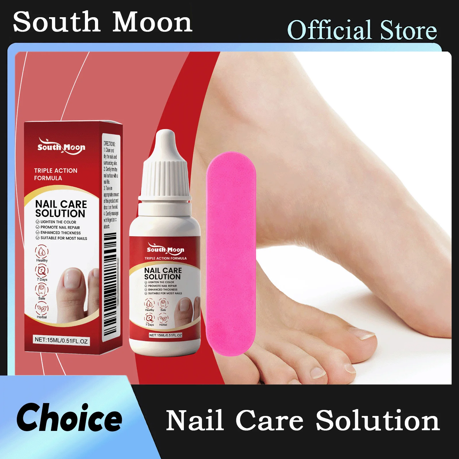South Moon Nail Care Liquid Effective Soften Cuticle Improve Texture Strengthen Fingernail Healthy Nourish Nail Nursing Solution