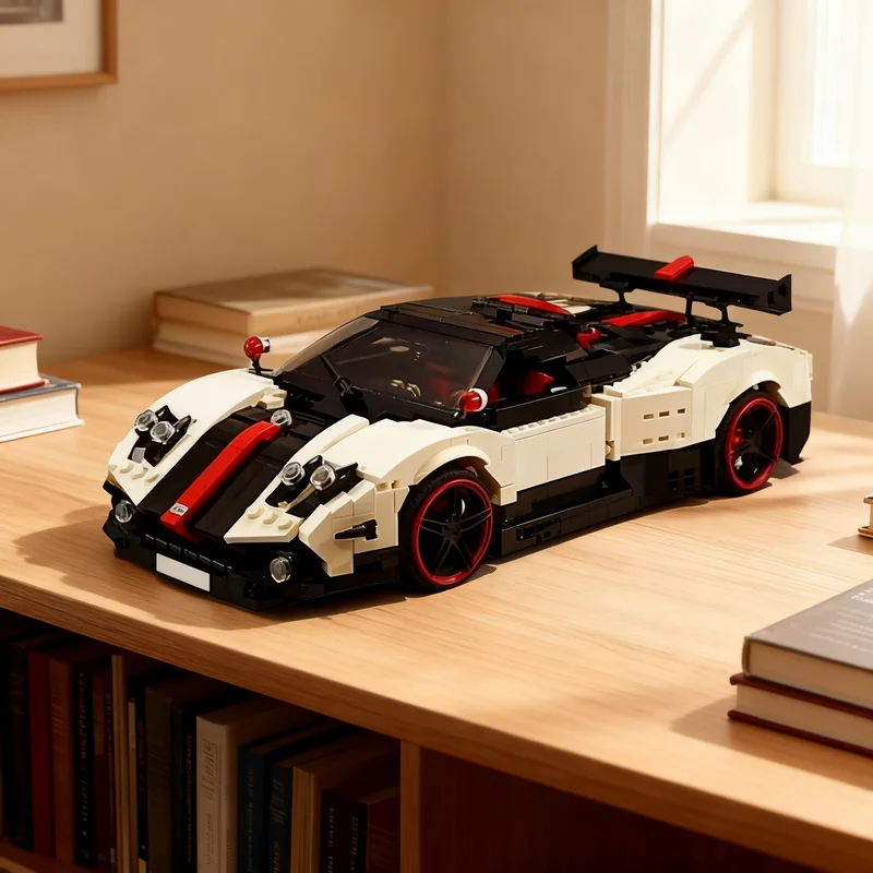 971pcs MOC Cars Paganines Zondas Cinque Roadster Model Building Blocks Construction Toy Christmas Gift Collection DIY Art 3D