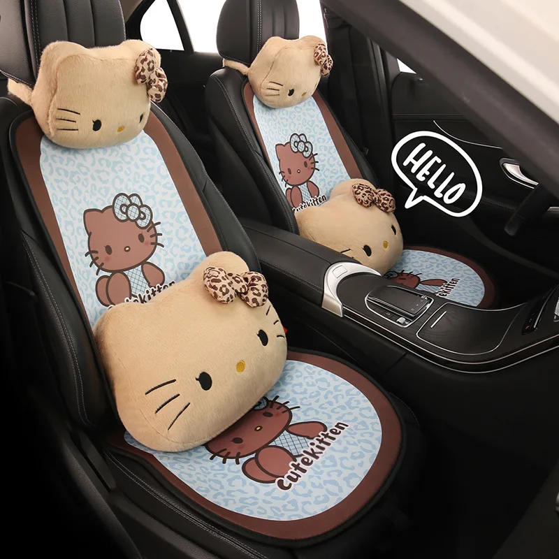 

Car Seat Cover for Front Rear Universal Car Seat Cushion Protector Pad Mat Non Slide Auto Four Season Pad Auto Interior