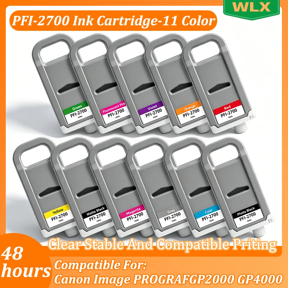PFI-2700 Ink Cartridge PFI2700-700ML Compatible For Canon Image PROGRAFGP2000 GP4000