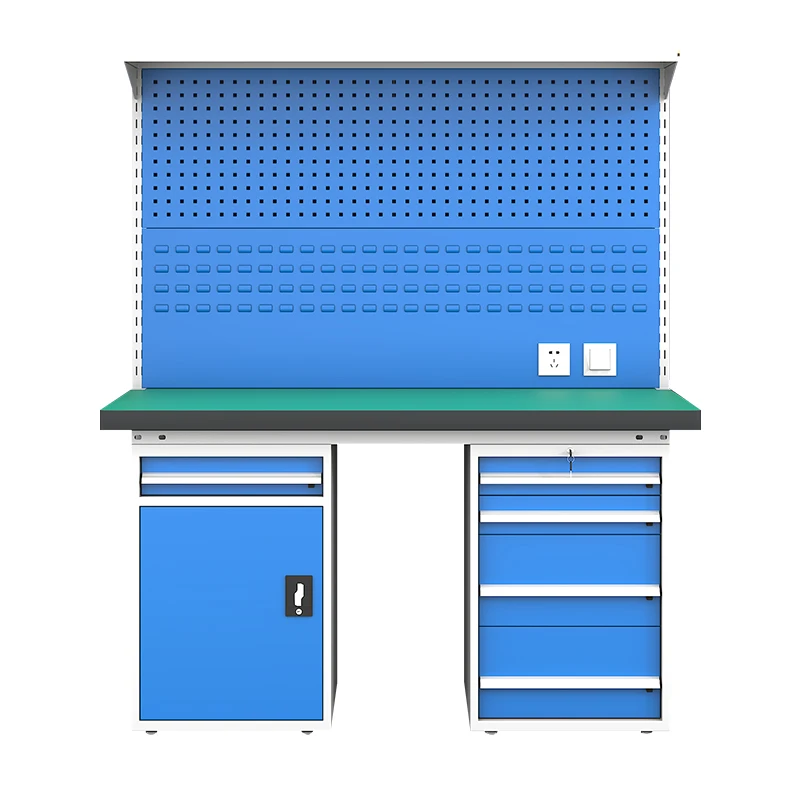 Modular Heavy Duty Garage Workbench System with Tool Cabinet for Auto Repair