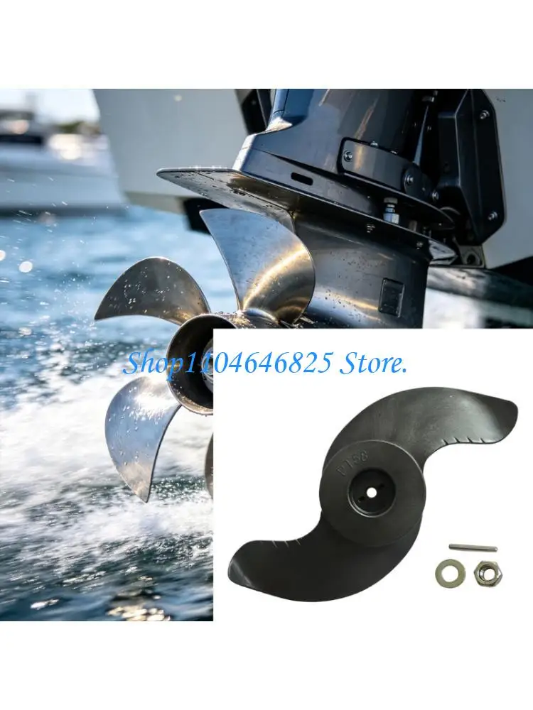 Precisions Engineered Boats Propellers Pin Heavy Type Black Plastic Propellers Plugs for Smooth Water Navigation