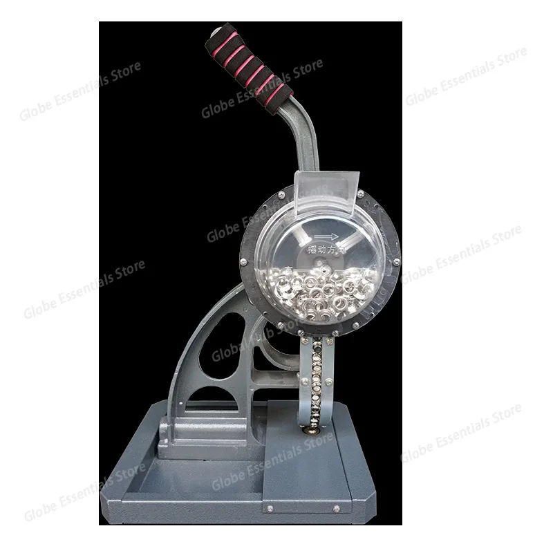 Semi-automatic Ring-free Buttoning Machine for Printing Fabric, Advertising Light Box Fabric, Banner Display Stand