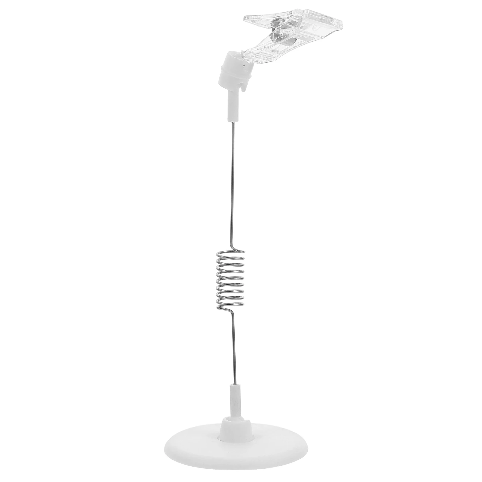 Porte-étiquette sur disque, 6 pièces, Clips de signe pour affichage pour étagères de magasin, affichage de carte de prix, ABS réutilisable, forte adhérence