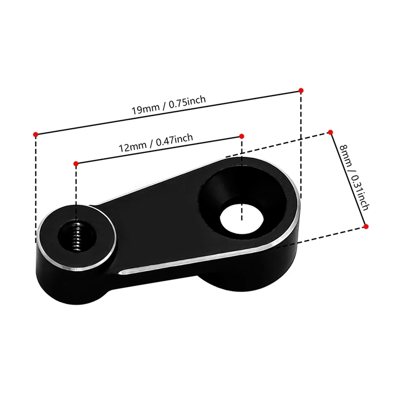 TR-4 2065 RC Car Servo Metal Gear Mini 4.5KG 3 Pin Waterproof Micro Servo for TRX4M 1/18 TRX4 1/10 Scale RC Car