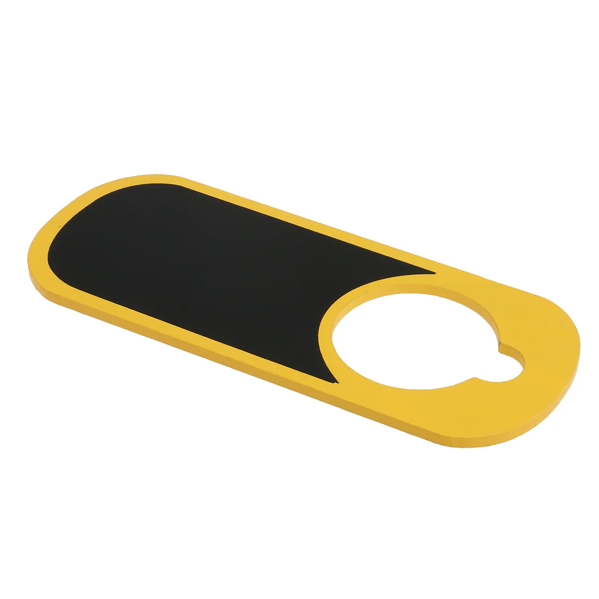 الأصفر باب خشبي شماعات 22X9 سنتيمتر 0.5 سنتيمتر سميكة فارغة السبورة تسجيل جدار معلق مجلس الوجهين باب صغير تحذير العلامة #5