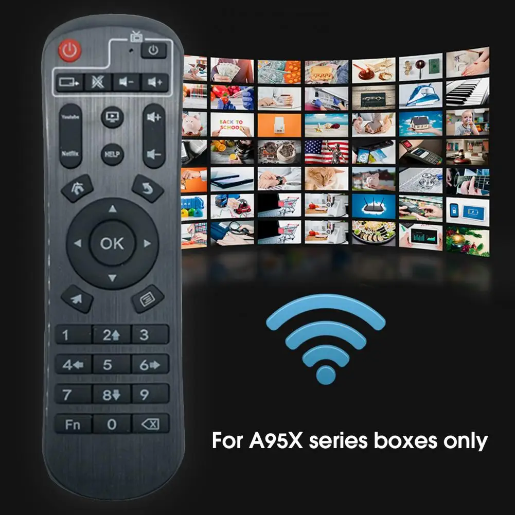 Set-top Box Remote Long Distance LCD LED Smart TV Remote Controller Easy Access to Buttons High Performance IR Remote