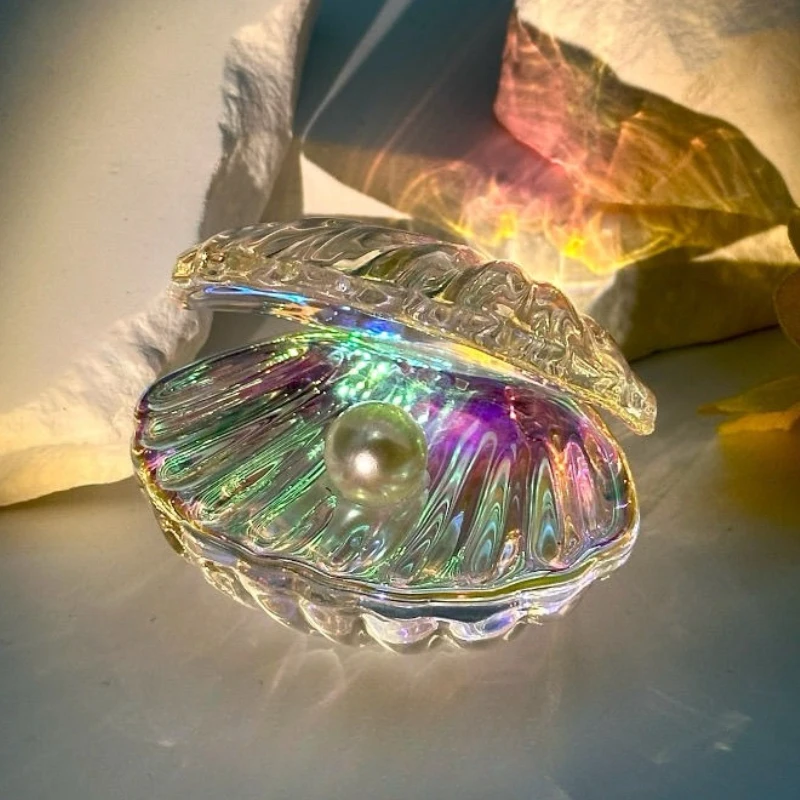 Muschelperlen-Figur, Miniatur, bunte Glasskulpturen, moderne Kunst, Tischfiguren, kreative Wohnzimmer-Dekoration, Ornamente