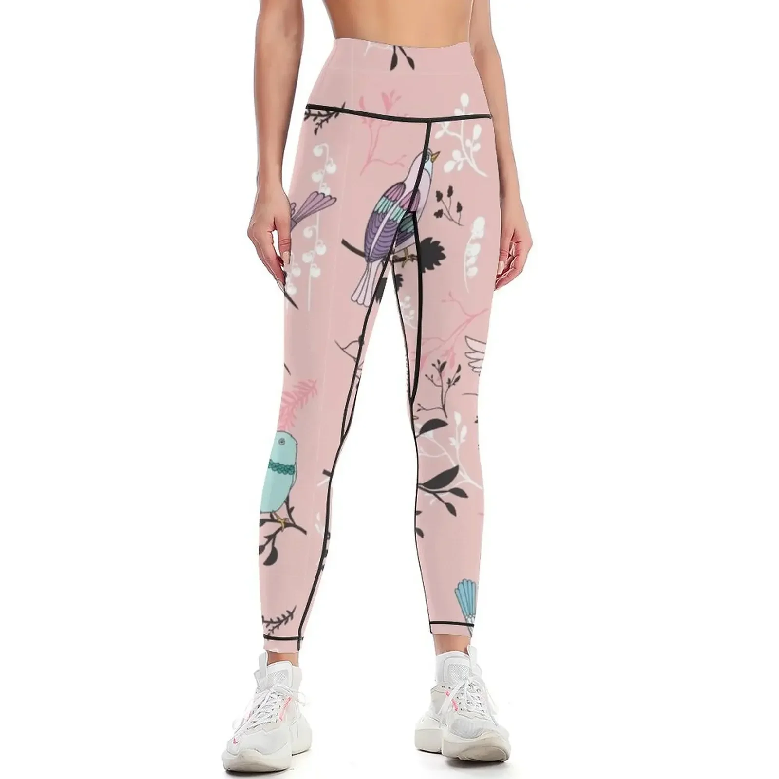 

Bird Bliss Leggings gym pants legings for fitness push up fitness sporty woman push up Womens Leggings