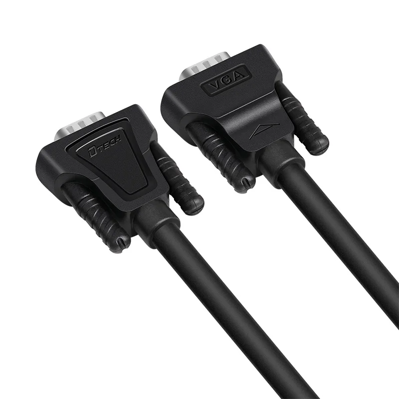 โรงงานราคา VGA ชาย-ชาย HD สีดํา 20M สาย VGA Video Coaxial Monitor สําหรับแล็ปท็อปทีวี