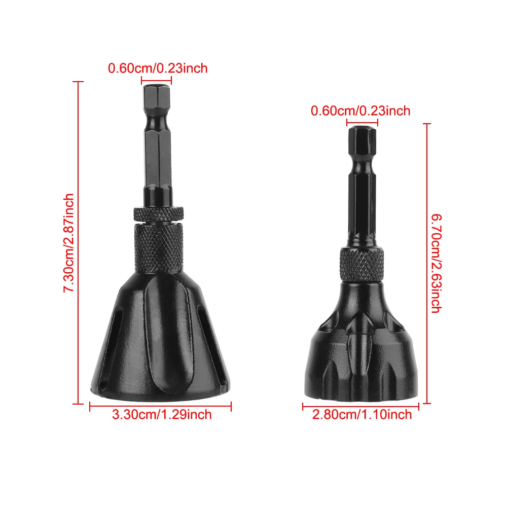 Chamfer Kit Thread Fillet Burr Remove Tools Crew Bolt Trimming Deburring Tool Hexagon Plug 5-25mm 3-20mm Tungsten Steel Blades