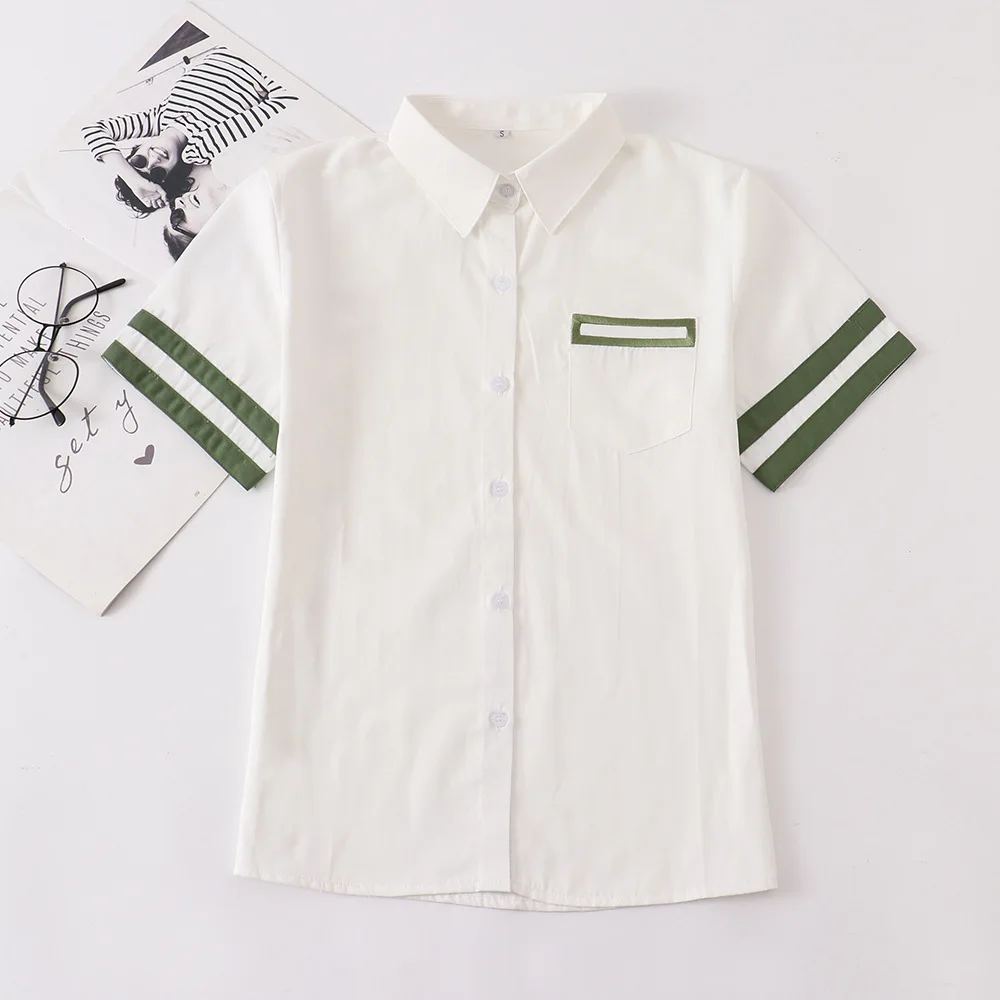 Japan Green Sailor Outfit Seifuku Hoge School Sailor Set Koreaanse Student Jk Uniform Cosplay Afstuderen Pak Meisje Plooirok