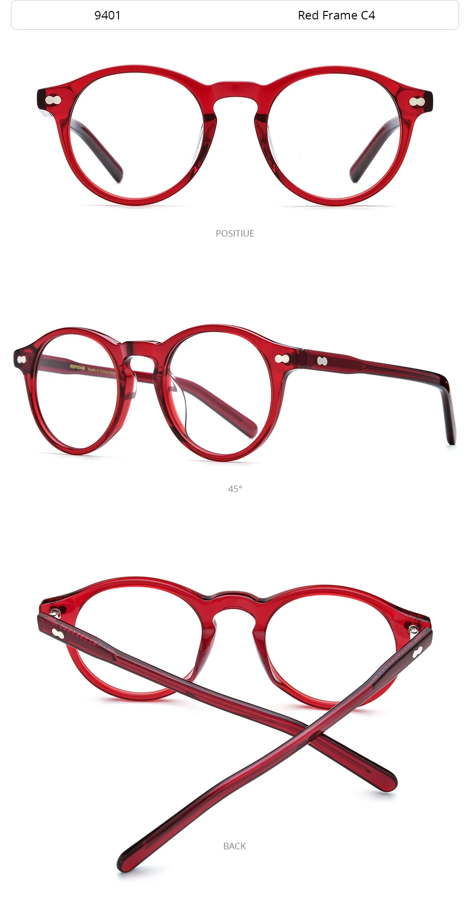 HEPIDEM Acetat-Brillengestell für Damen, 2025, neue runde Brillen, japanische handgefertigte Brillen für Herren, Johnny Depp Miltzen Brillen 9401 – Detail 10