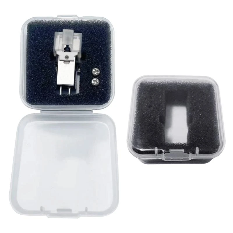 5/10Pcs Phonograph Turntable Cartridge Storage Case Cartridge Keeper Box Record Player Holder Transparent Storage Box