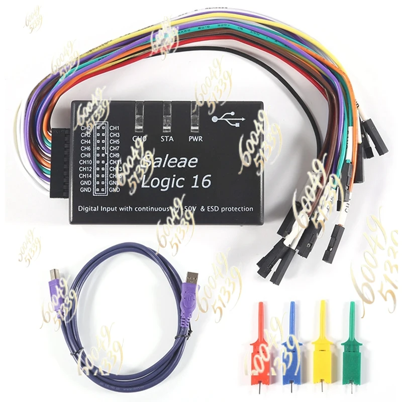 apply to Saleae Logic USB Logic Analyzer | 16 Channels 100M Sample Rate Official Version