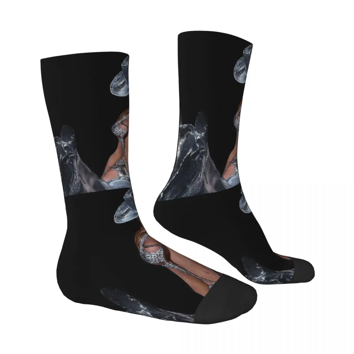 Hip Hop Men Women Socks Beyonce Renaissance World Tour Windproof Novelty Spring Summer Autumn Winter Stockings Gift