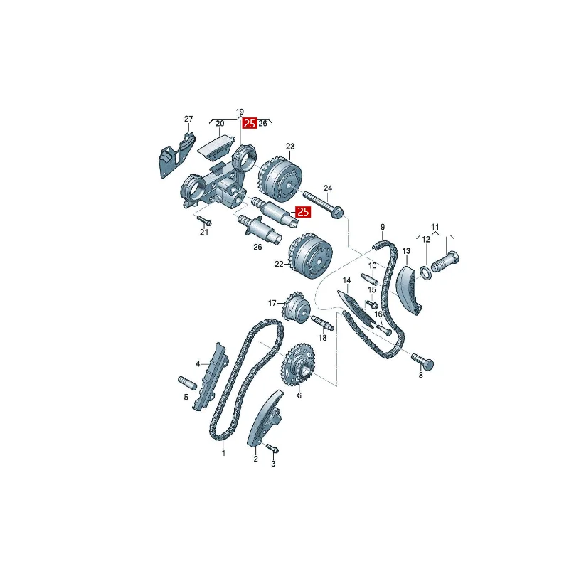 Touareg  Eos    Passat  Phaeton  Passat  Magotan CC  Atlas cylinder head controller control valve camshaft 03H906455/03H 906 455