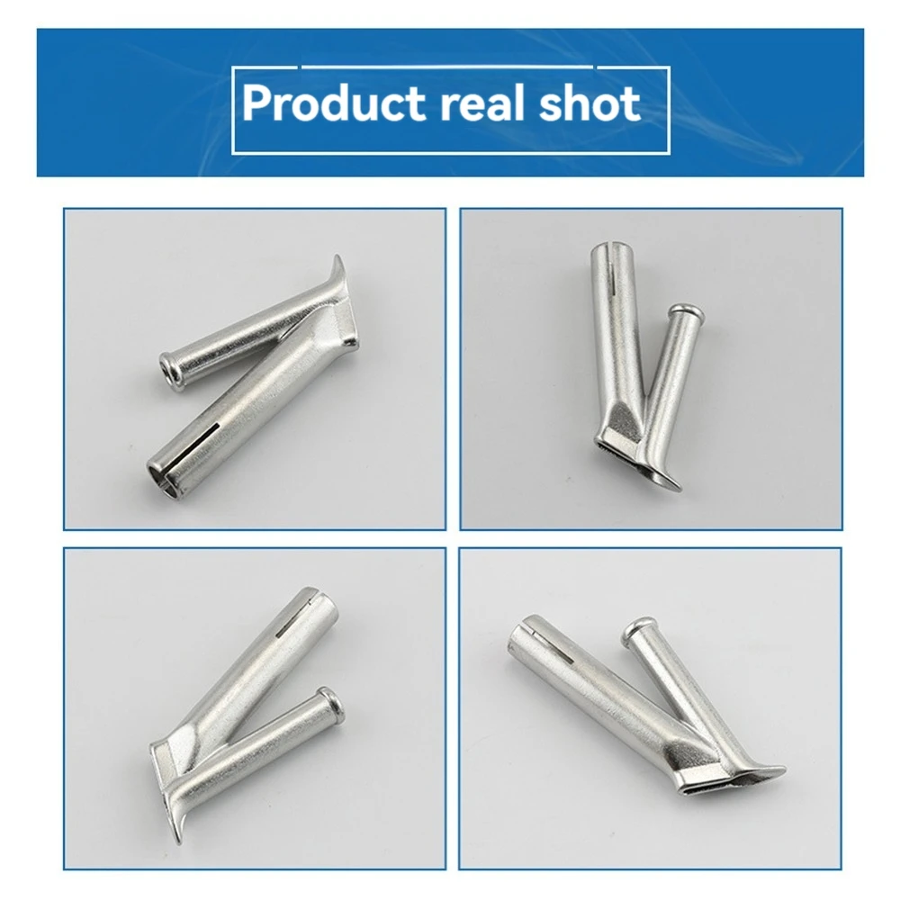 4pcs/Set 8mm Round & Triangular Speed Welding Nozzle Tacking Nozzle for Hot Air Welder Torch Welding Plastic Rods