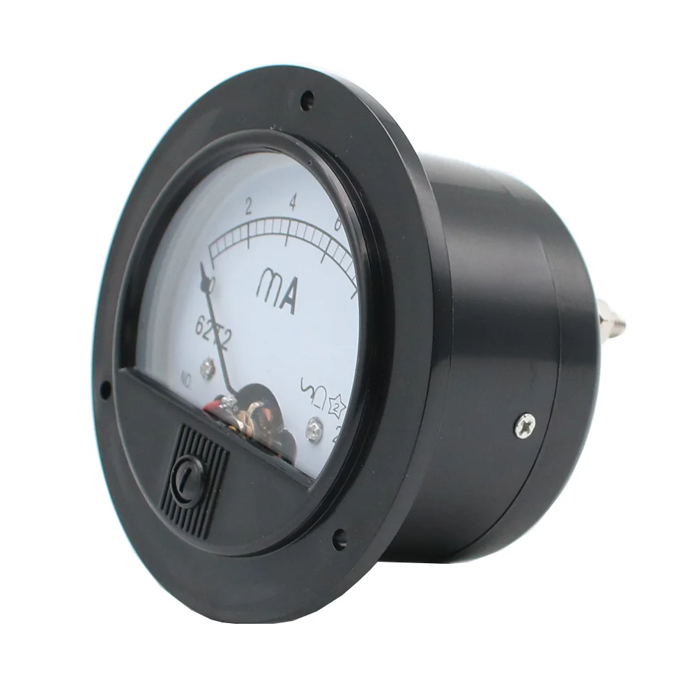 62T2 1mA 2mA 3mA 5mA 10mA 50mA 100mA 200mA 300mA400m 500mA Analog Voltmeter Voltage Meter Measuring Gauge Class 2.5