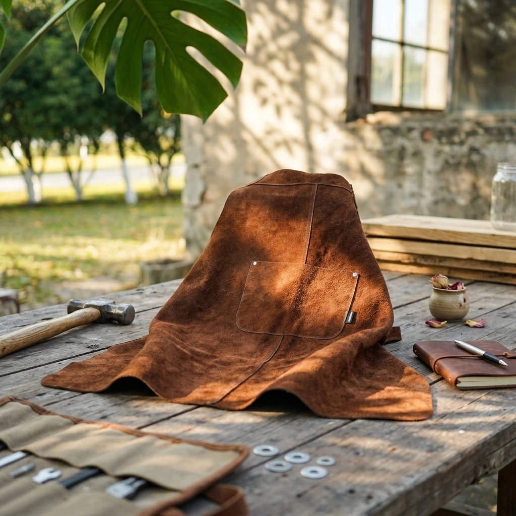 Leatherwork Apron - Delantal de Trabajo de Cuero Resistente